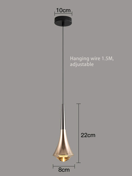 Ceiling Light - AiPaiTe Gold Rounded Copper Chandelier SW-36210579 - SWEET-LIGHTS