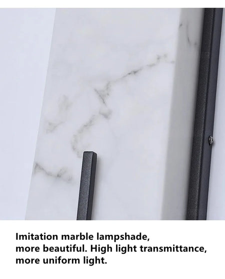 Outdoor Light - LED Lmitated Marble Wall Lamp Waterproof AC110V 220V Stainless Steel Sconce SW-36210347 - SWEET-LIGHTS