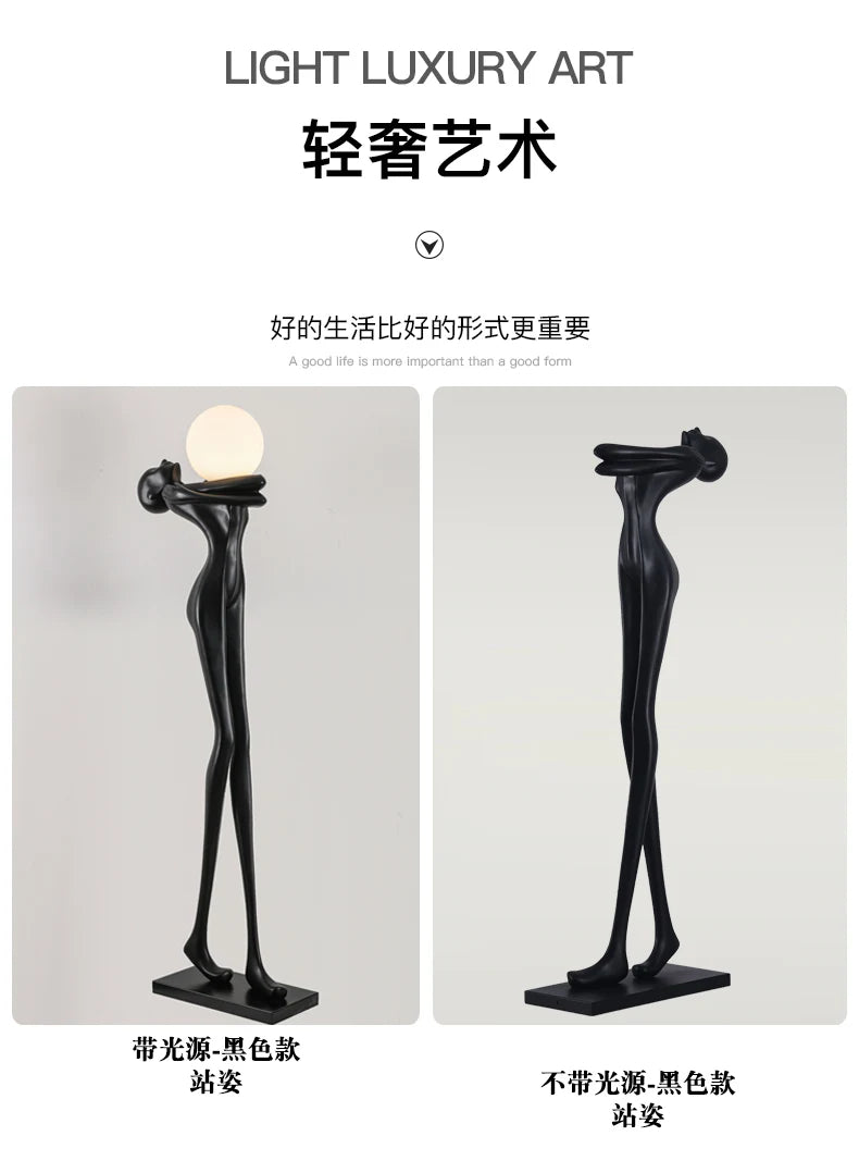 Floor Lamp - Creative Art Character-shaped Sculpture LED Lights SW-36214978 - SWEET-LIGHTS