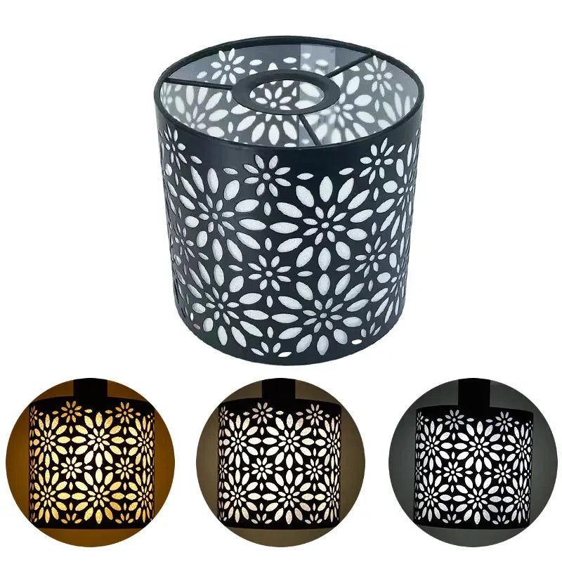 Lampshade - 150mm Modern Cylinder Metal Lampshade with Cutout Design SW-36210457 - SWEET-LIGHTS