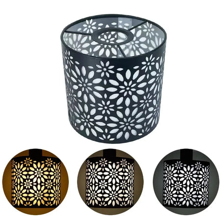 Lampshade - 150mm Modern Cylinder Metal Lampshade with Cutout Design SW-36210457 - SWEET-LIGHTS