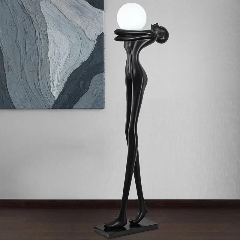 Floor Lamp - Humanoid Art Sculpture Ball Creative Designer SW-36210348 - SWEET-LIGHTS