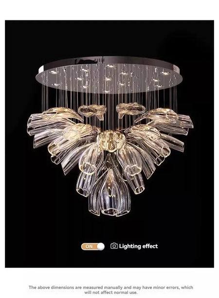 Chandelier - Italy Designer Crystal Glass Pendant Lights Luxury SW-36210457 - SWEET-LIGHTS