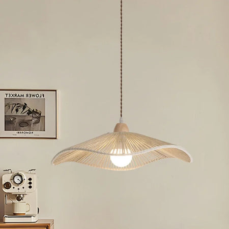 Pendant Light - SANDYHA Japanese Retro Walnut Hemp Rope Lamp SW-36210923 - SWEET-LIGHTS