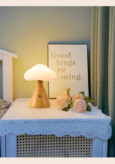 Table Lamp - LED Mushroom Night Light Touch Switch Bedroom SW-36210457 - SWEET-LIGHTS