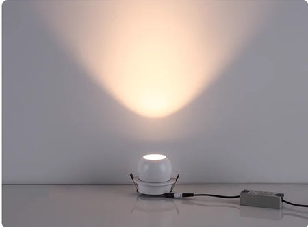 Spotlight - Embedded Rotating LED Downlights 7W9W12W15W20W Anti Glare COB Spot Lights AC90-260V SW-36210453 - SWEET-LIGHTS