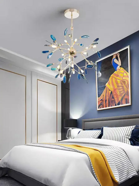Pendant Light - Firefly Chandelier Agate Postmodern Luxury SW-36210478 - SWEET-LIGHTS