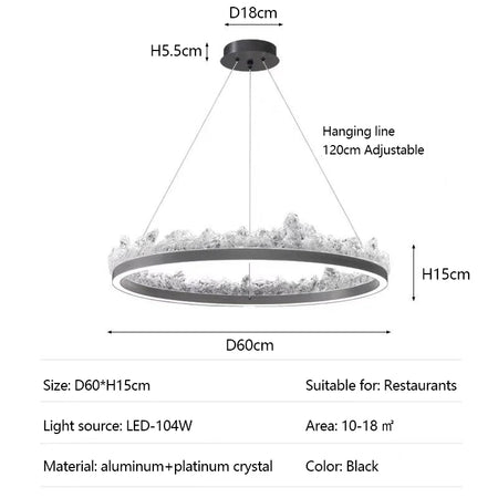 Pendant Light - Italian Minimalist Iceberg Chandeliers Modern Luxury Long Strip Hanging Lights for Bedroom Dining Room Kitchen Island Led Lamp SW-36210123 - SWEET-LIGHTS