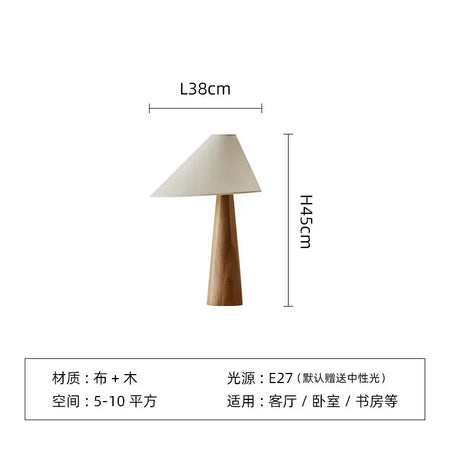 Floor Lamp - Japanese Wabi-sabi Retro Natural Wood Fabric Shade LED Light SW-36210234 - SWEET-LIGHTS