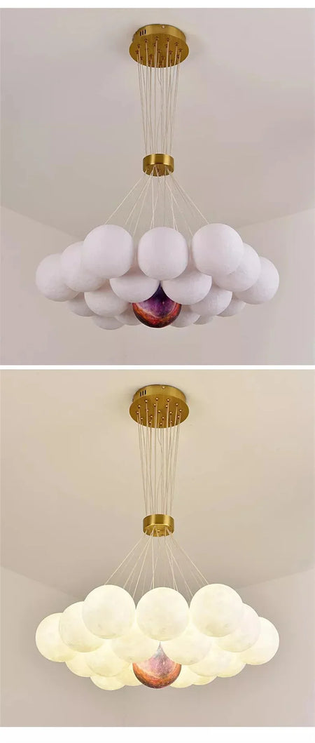 Children Lighting - Creative Moon Ceiling Chandelier Indoor Lamp SW-36210345 - SWEET-LIGHTS