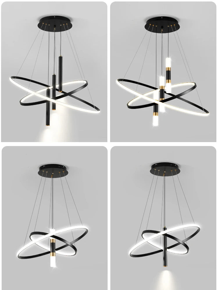 Pendant Light - Modern Round LED Chandelier Fixture for Home Decor SW-36210467 - SWEET-LIGHTS