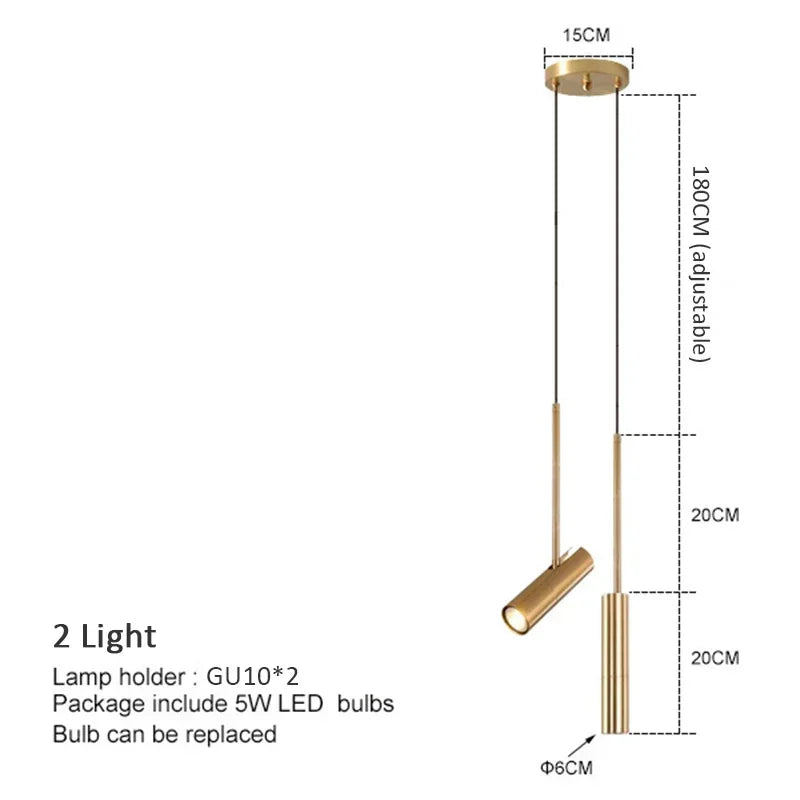 Pendant Light - Minimalist LED Hanging Pendant Lights for Bedroom Dining Room Kitchen Restaurant Spotlight Chandelier SW-36210458 - SWEET-LIGHTS