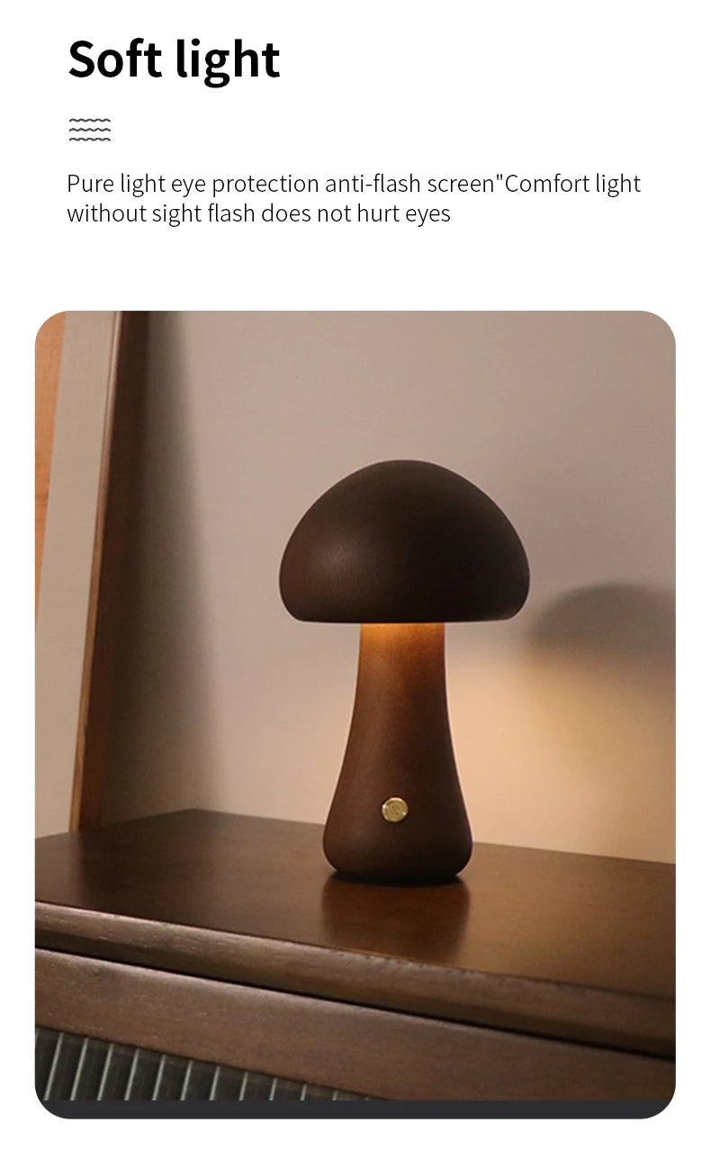Table Lamp - INS LED Night Light Touch Switch Mushroom Lamp SW-36210457 - SWEET-LIGHTS