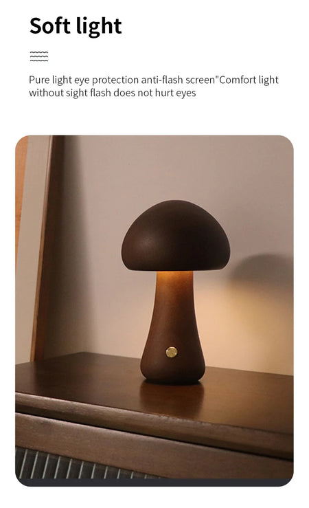 Table Lamp - INS LED Night Light Touch Switch Mushroom Lamp SW-36210457 - SWEET-LIGHTS