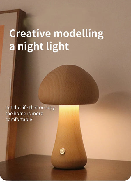 Table Lamp - INS LED Night Light Touch Switch Mushroom Lamp SW-36210457 - SWEET-LIGHTS