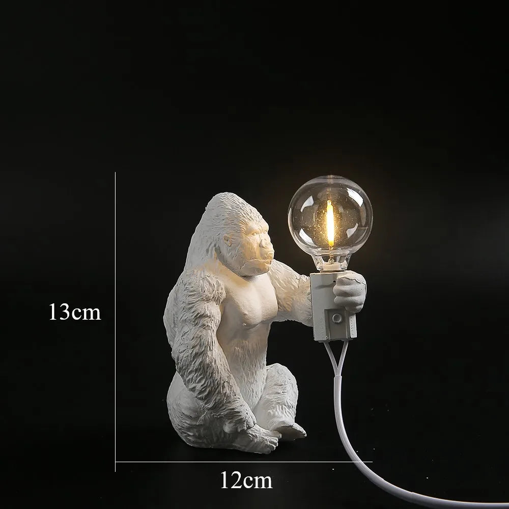 Table Lamp - King Kong Gorilla Animal Indoor Resin Night Light SW-36210374 - SWEET-LIGHTS