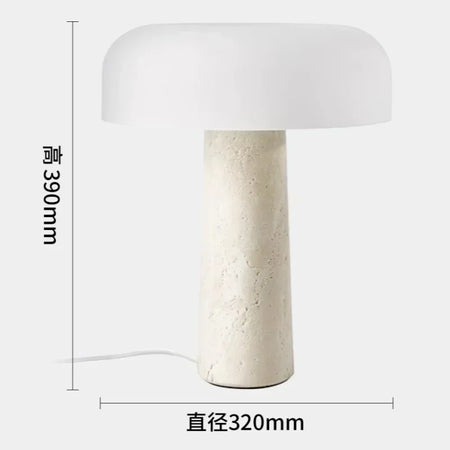 Table Lamp - Personality Simple Natural Travertine LED Mushroom Lamp SW-36210347 - SWEET-LIGHTS