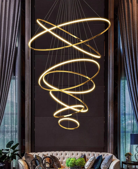 Chandelier - Modern Home Decor LED Pendant Light for Staircase SW-36210346 - SWEET-LIGHTS