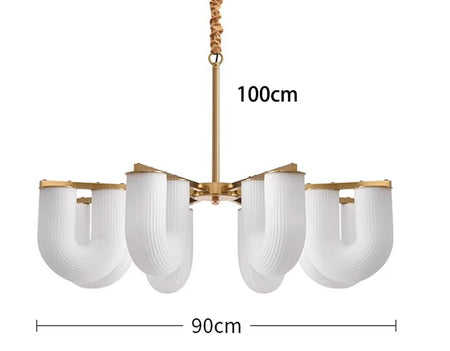 Pendant Light - Vintage Glass Luxury U Shaped Light for Dining Room and Kitchen SW-36210458 - SWEET-LIGHTS