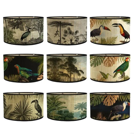Lampshade - Y5GD Drum Print Chandelier Light Cover Elegant Decoration SW-36210345 - SWEET-LIGHTS