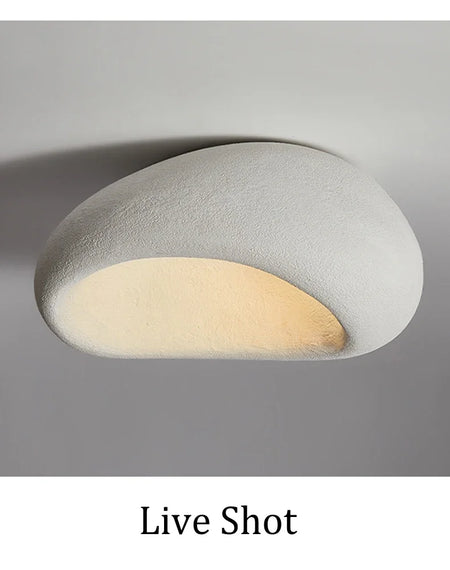 Ceiling Light - Modern Japanese Wabi Sabi Grey 45cm Lamp Coral Red SW-36210123 - SWEET-LIGHTS