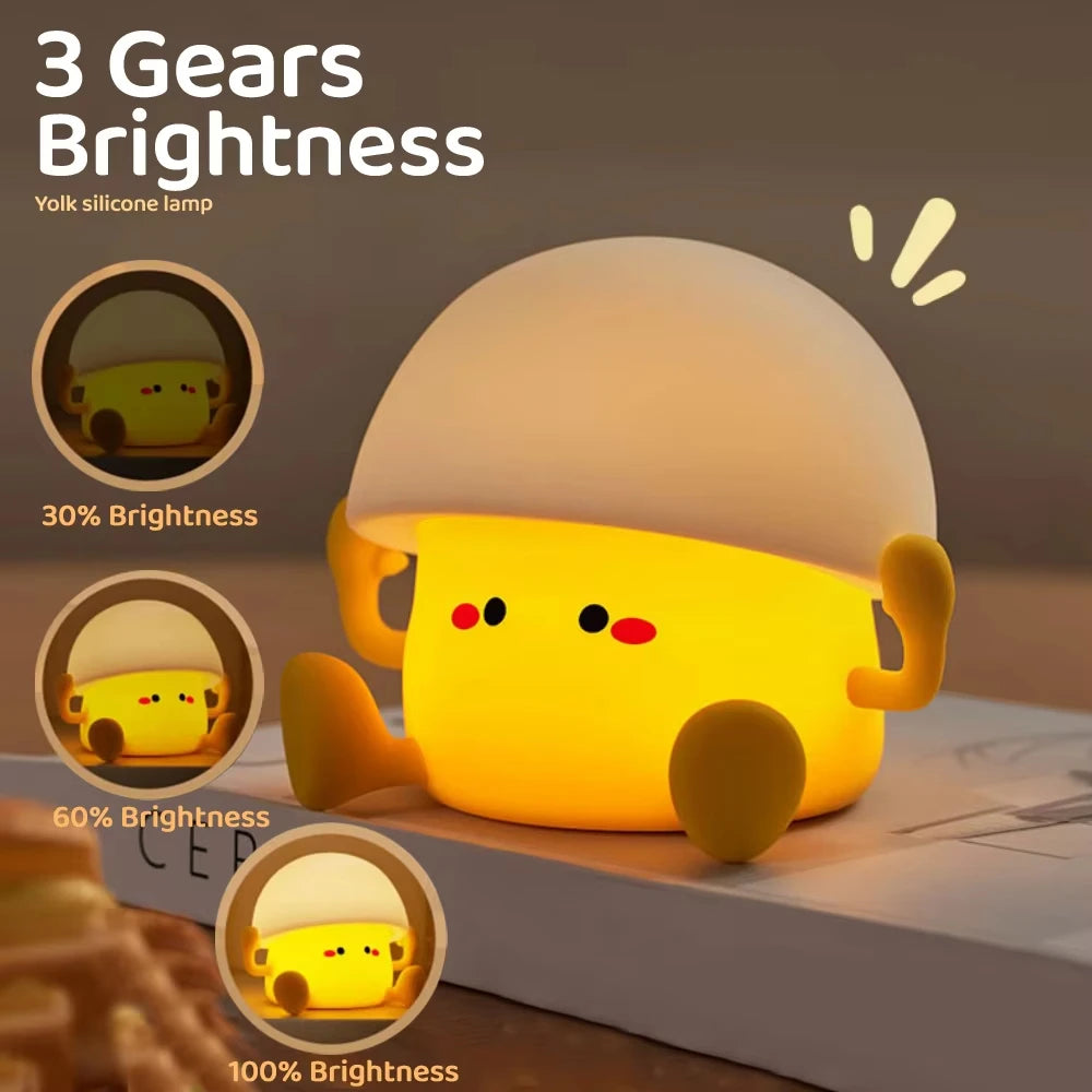 Children Lighting - Night Light Panda Capybara Axolotl Lamp USB Rechargeable Kids Room Decor SW-36210234 - SWEET-LIGHTS
