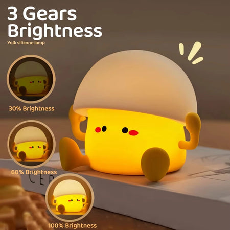 Children Lighting - Night Light Panda Capybara Axolotl Lamp USB Rechargeable Kids Room Decor SW-36210234 - SWEET-LIGHTS