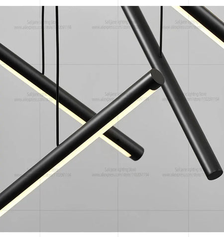 Pendant Light - Minimalist Living Room Long Strip Chandelier SW-36210345 - SWEET-LIGHTS