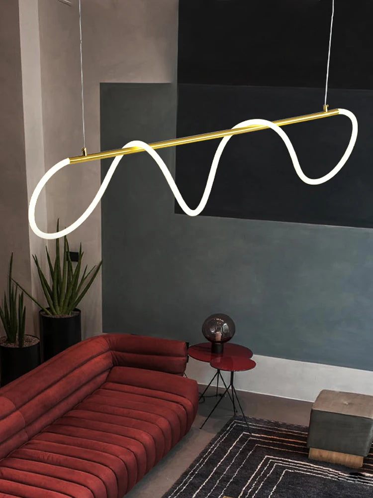 Pendant Light - Modern Long Hose LED Chandelier for Dining Room Kitchen Bar SW-36210347 - SWEET-LIGHTS