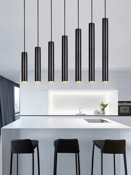 Pendant Light - LED Dimmable Long Tube Cylinder Lamp SW-36210345 - SWEET-LIGHTS