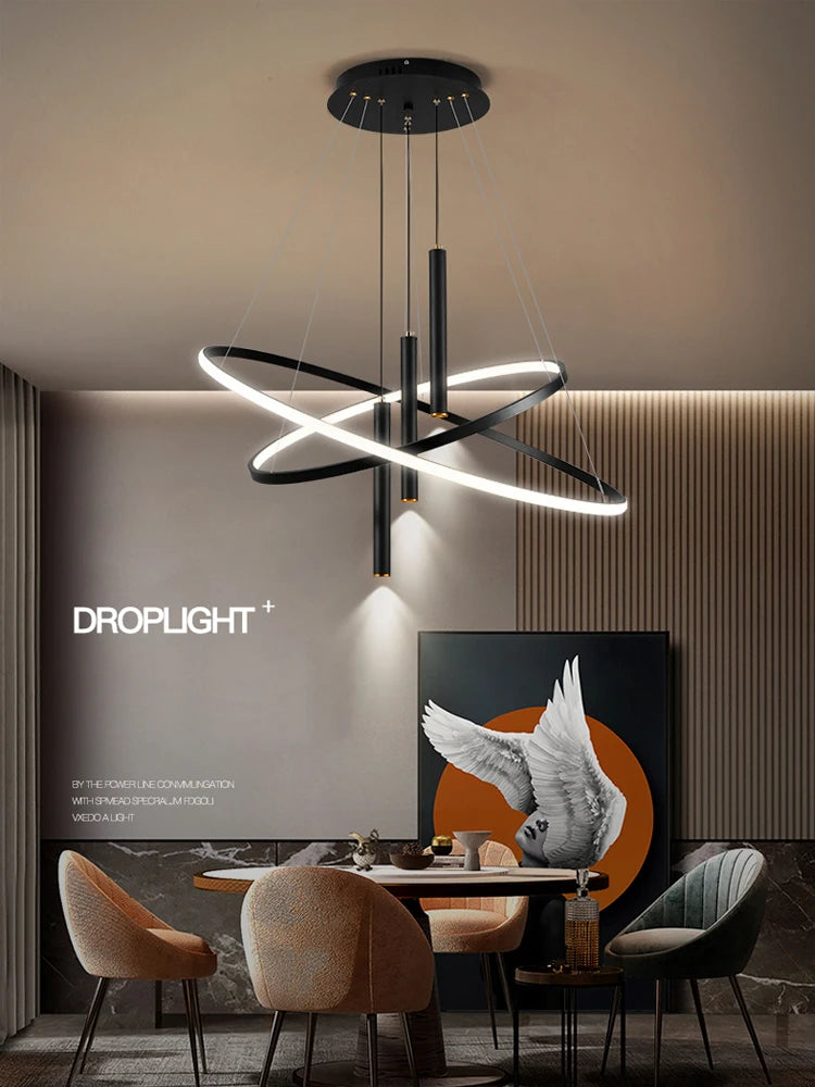 Pendant Light - Modern Round LED Chandelier Fixture for Home Decor SW-36210467 - SWEET-LIGHTS