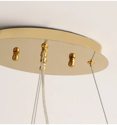 Chandelier - Luxury Gold Crystal LED Pendant Lamp Indoor Villa Lighting SW-36210457 - SWEET-LIGHTS