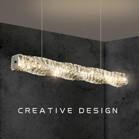 Pendant Light - Modern Strip Led Ceiling Chandelier Luxury Crystal Design Art Lamp SW-36214567 - SWEET-LIGHTS