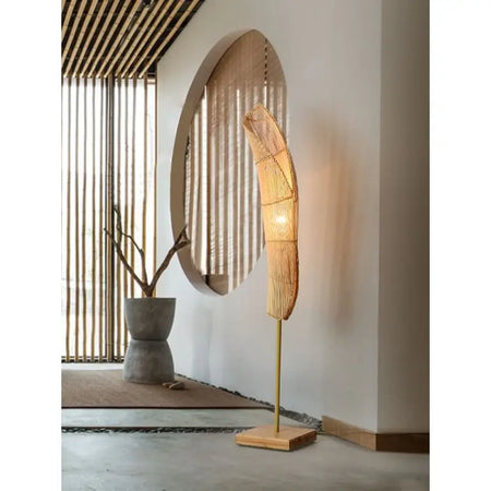 Floor Lamp - Vintage Bamboo Weaving Lamp for Bedroom SW-36210923 - SWEET-LIGHTS