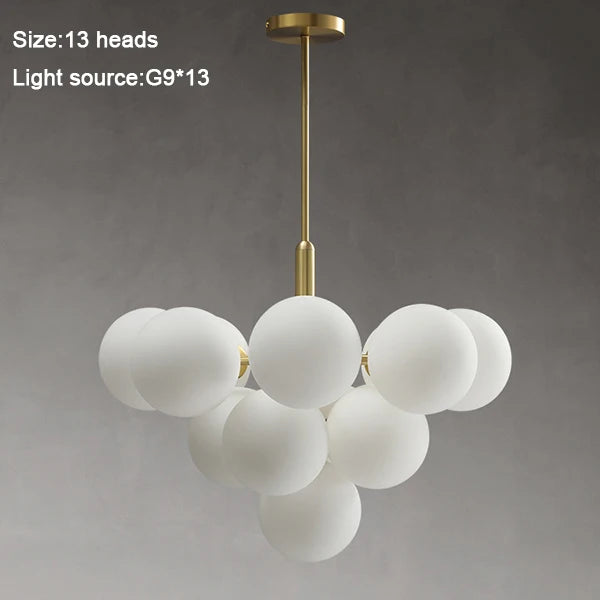 Pendant Light - Nordic Minimalist Glass Ball LED Chandelier for Home Decor SW-36210457 - SWEET-LIGHTS