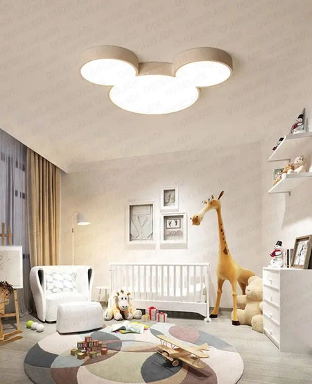 Children Lighting - Nordic Macaron Mickey LED Ceiling Lamp SW-36210457 - SWEET-LIGHTS