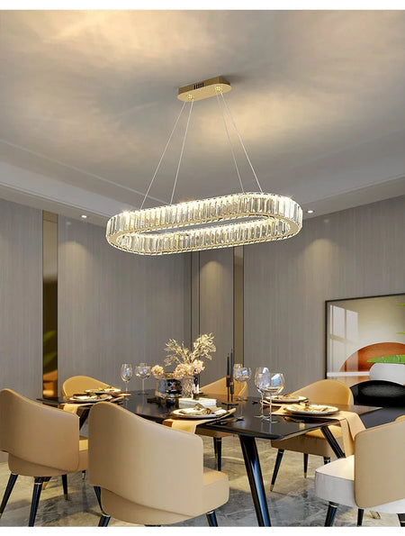 Pendant Light - Led Luxury Crystal Ceiling Pendant Lamp for Living Room and Dining SW-36210347 - SWEET-LIGHTS