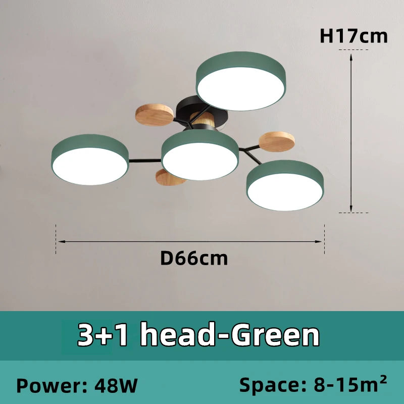 Ceiling Light - Nordic Style LED Chandelier for Living Room Kitchen SW-36210478 - SWEET-LIGHTS