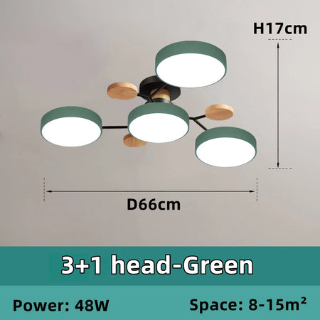 Ceiling Light - Nordic Style LED Chandelier for Living Room Kitchen SW-36210478 - SWEET-LIGHTS