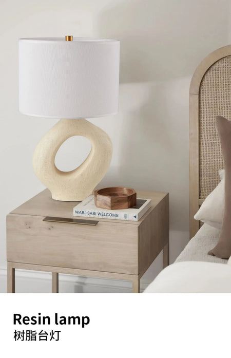 Table Lamp - Designer Wabi-sabi Modern Resin LED E27 Art Lights SW-36210345 - SWEET-LIGHTS
