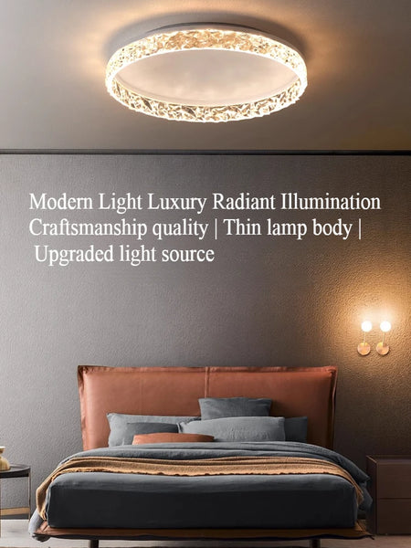 Ceiling Light - Nordic Light Luxury Circular LED Ceiling Light SW-36210457 - SWEET-LIGHTS