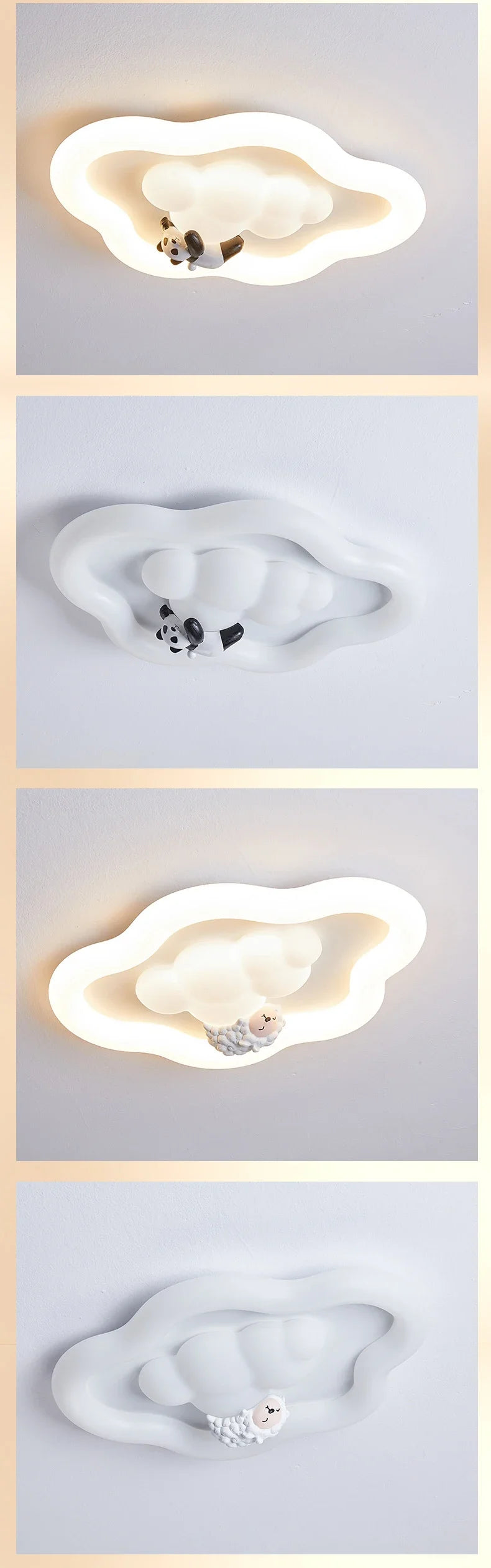 Children Lighting - Modern Cream Cloud LED Ceiling Lamp for Boys and Girls SW-36210345 - SWEET-LIGHTS