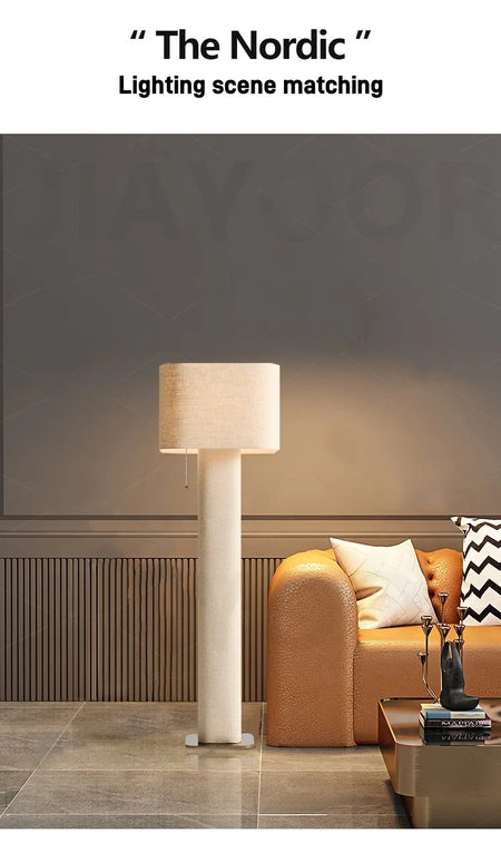 Floor Lamp - High-End Artistic Vertical Sofa Lamp Wabi Sabi Style SW-36210458 - SWEET-LIGHTS