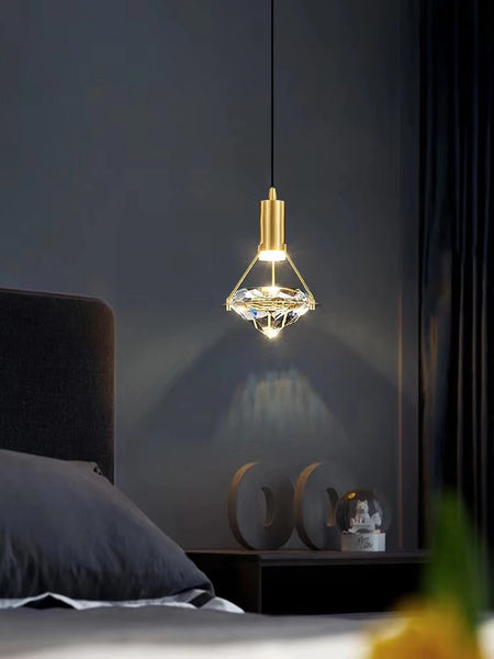 Wall Light - Modern LED Creative Diamond Crystal Wall Lamp Bedroom Bedside Living Room Sconce Indoor Lighting SW-36210123 - SWEET-LIGHTS