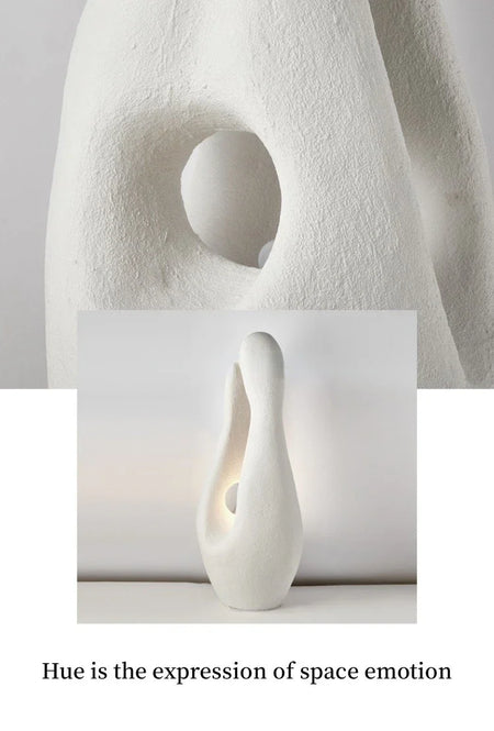 Floor Lamp - Modern Minimalist Nordic Wabi-Sabi Design White Irregular Shape SW-36210345 - SWEET-LIGHTS