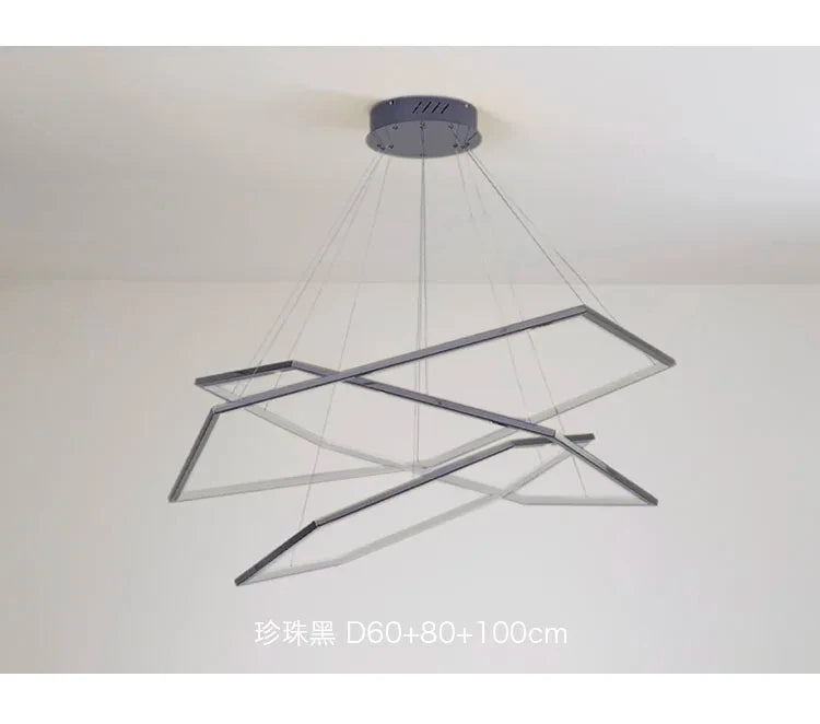 Pendant Light - Modern Luxury Gold Hexagon LED Chandelier SW-36210578 - SWEET-LIGHTS