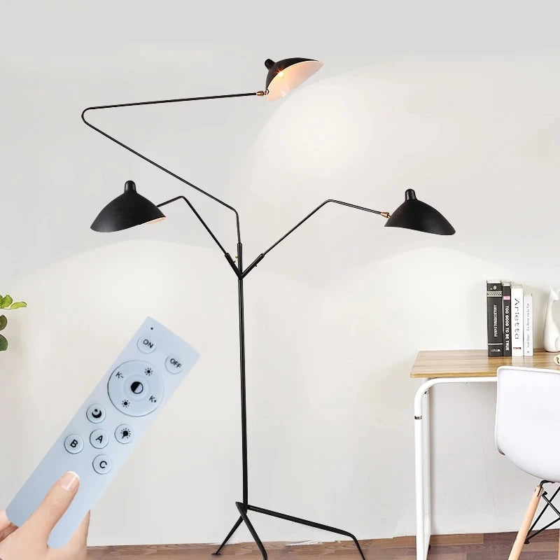 Floor Lamp - Serge Mouille 3-arm Designer Tripod LED Lamp SW-36214890 - SWEET-LIGHTS