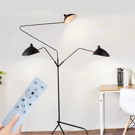 Floor Lamp - Serge Mouille 3-arm Designer Tripod LED Lamp SW-36214890 - SWEET-LIGHTS