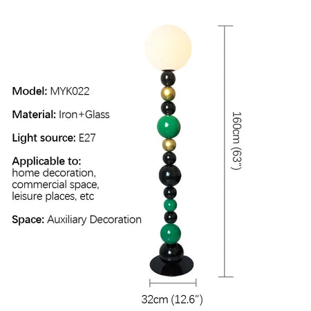 Floor Lamp - BERTH Modern Colour Designer Sphere Lighting SW-36214578 - SWEET-LIGHTS