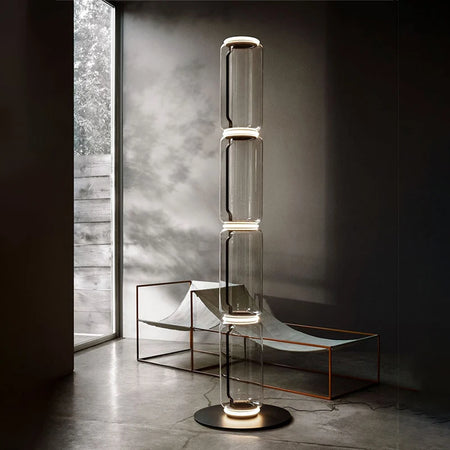 Floor Lamp - Nordic Minimalist Glass Shade LED Floor Lamp SW-36210346 - SWEET-LIGHTS